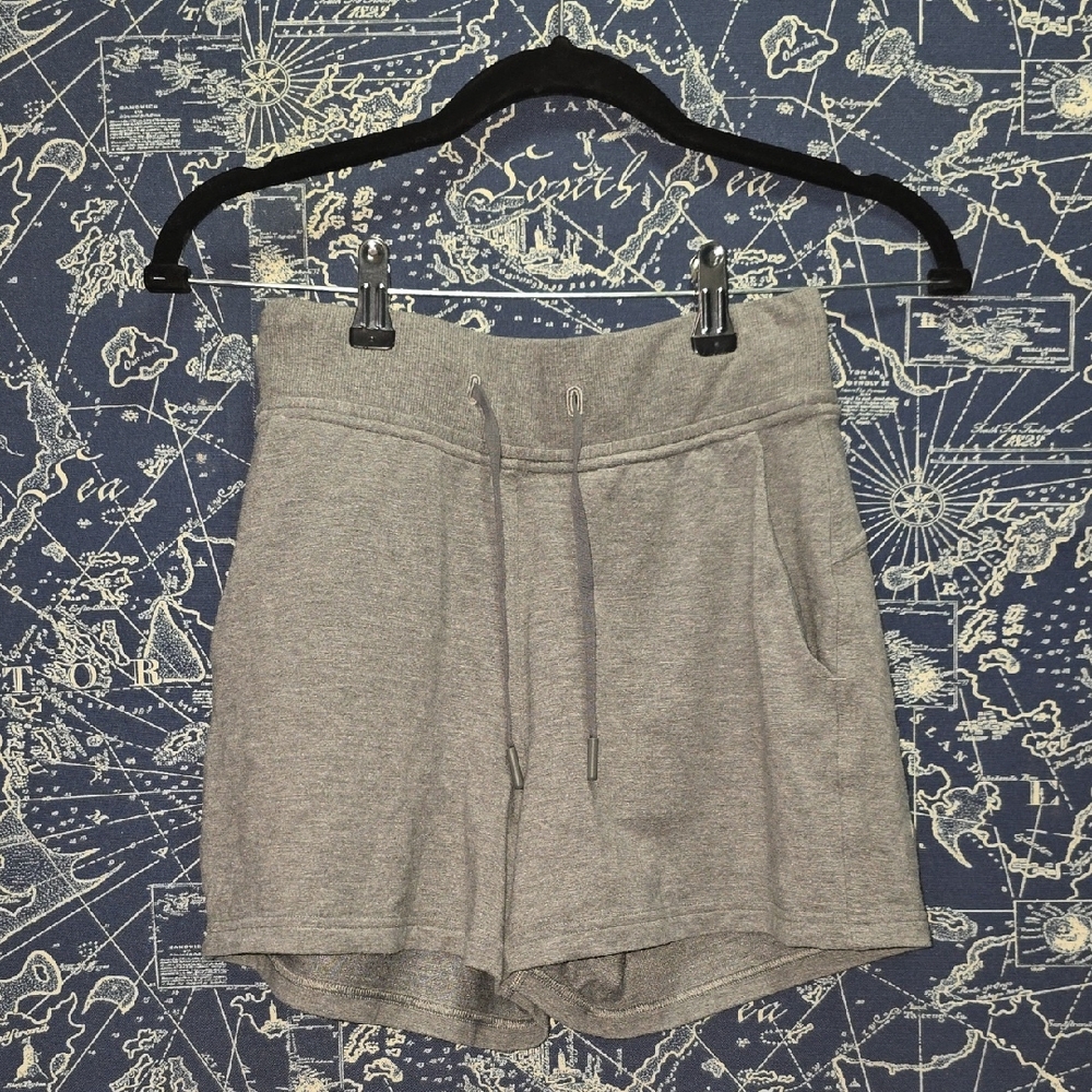 Lululemon Athletica Gray Athletic Shorts Lightweight Elastic Waist